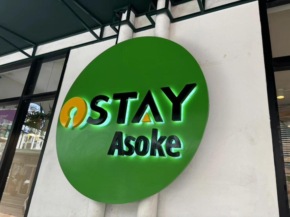 Ostay Asoke Bangkok Makkasan Bagian luar foto